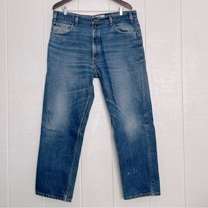 Vintage Levi's Orange Tab 540 Relaxed Fit Faded Dad Jeans Blue Wash Baggy 37x29